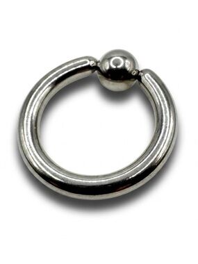8g 9/16” Surgical Steel Captive Bead Ring Body Jewelry